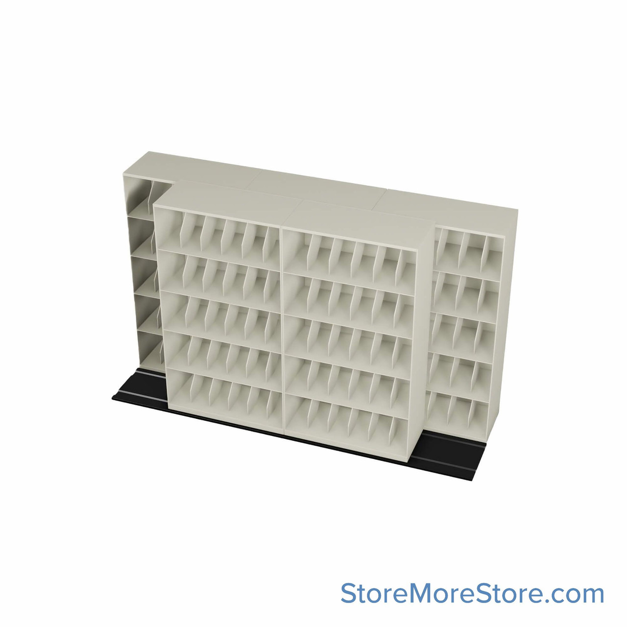 Mobile File Storage, 130" W x 40.5" D x 78.5" H, X-Ray Documents