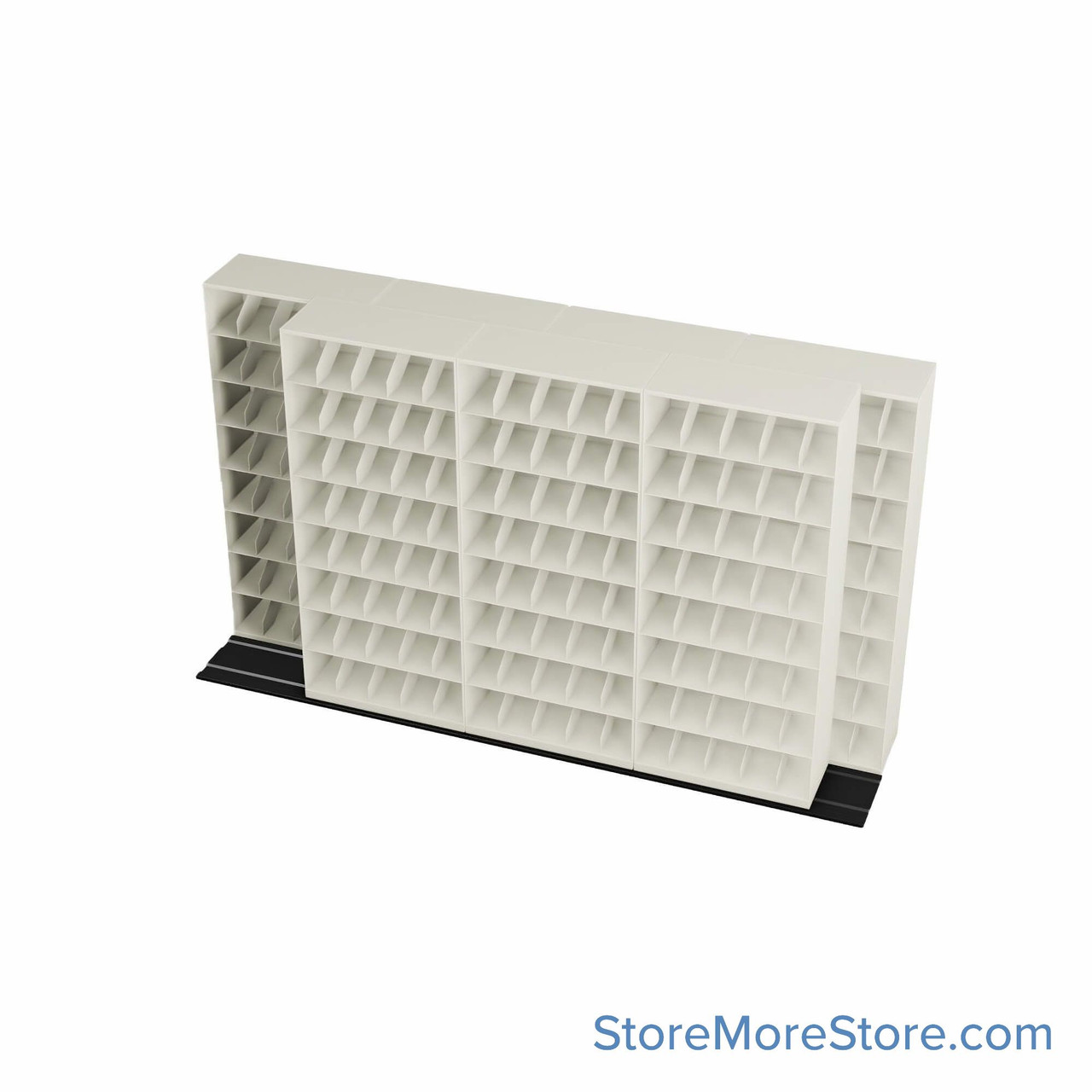 Mobile File Storage, 148" W x 34.5" D x 88.5" H, Legal Documents