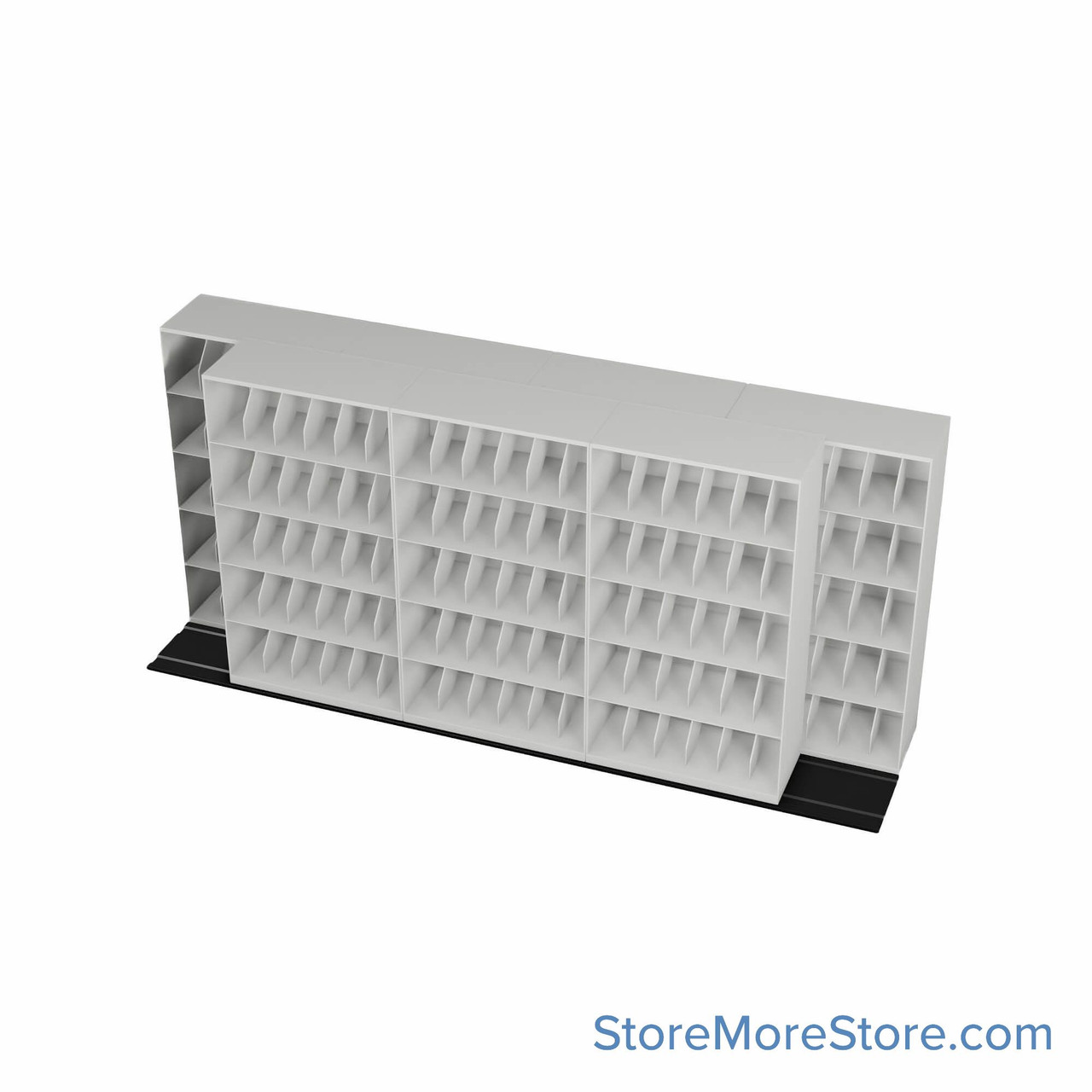 Mobile File Storage, 172" W x 40.5" D x 78.5" H, X-Ray Documents