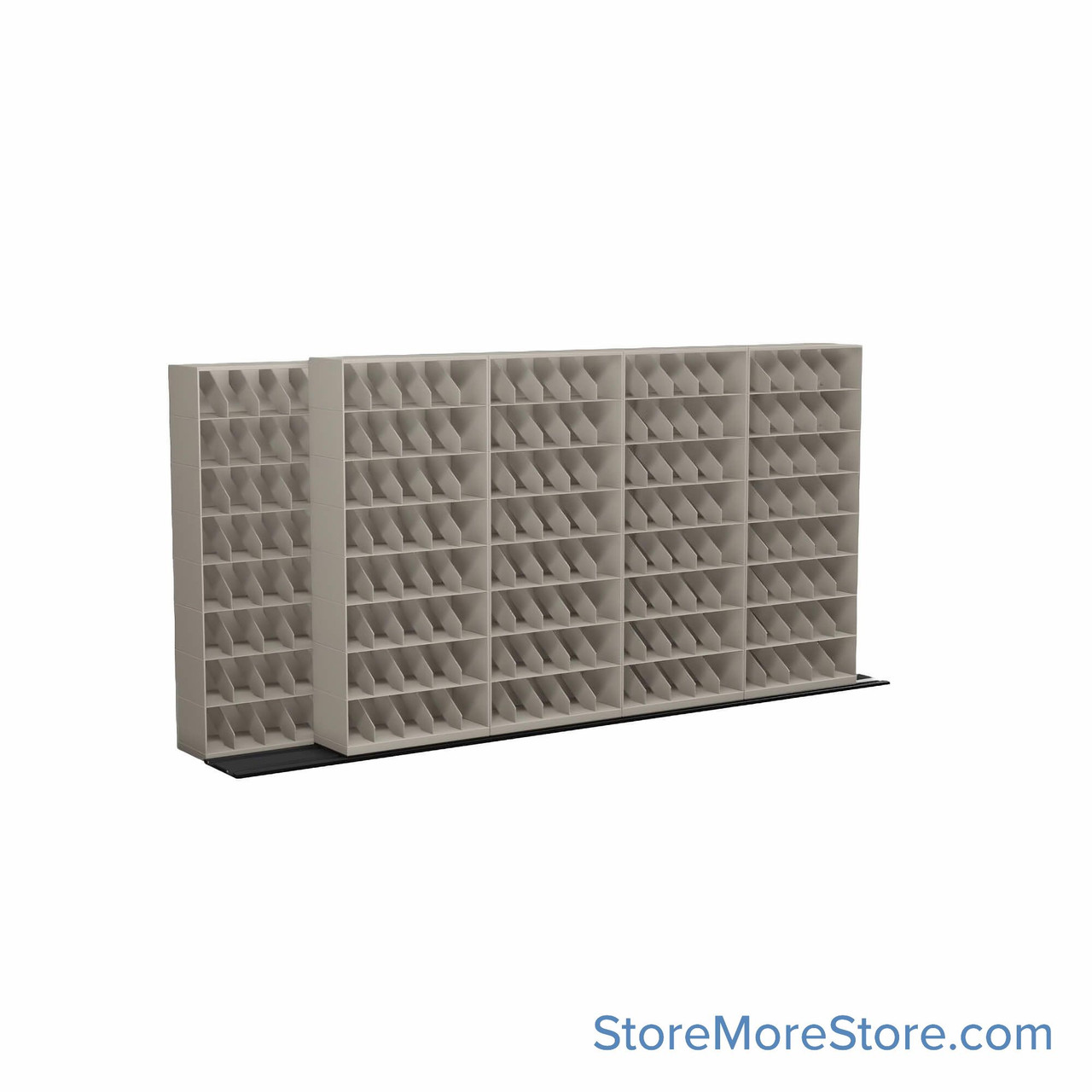 Mobile File Storage, 184" W x 34.5" D x 88.5" H, Legal Documents