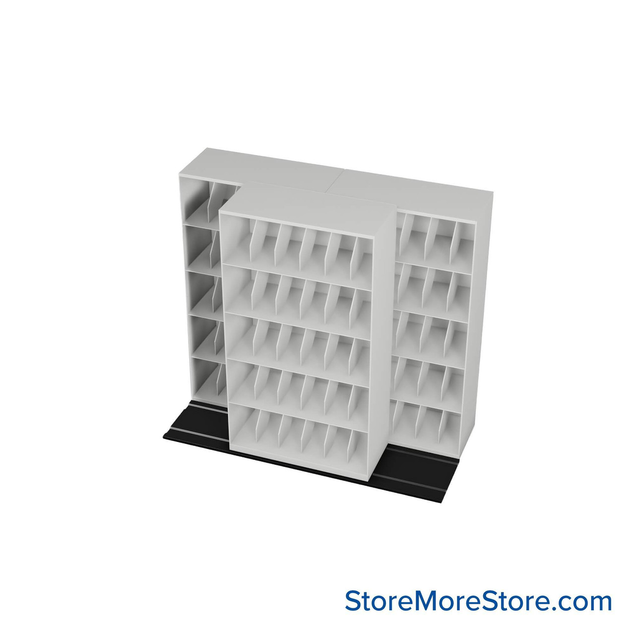 Mobile File Storage, 88" W x 40.5" D x 78.5" H, X-Ray Documents