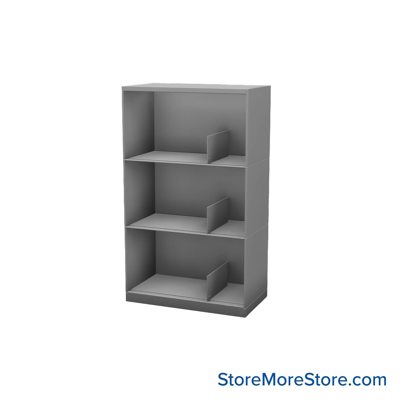 Binder Storage Shelves, 30" W x 41.25" H, 3 Levels