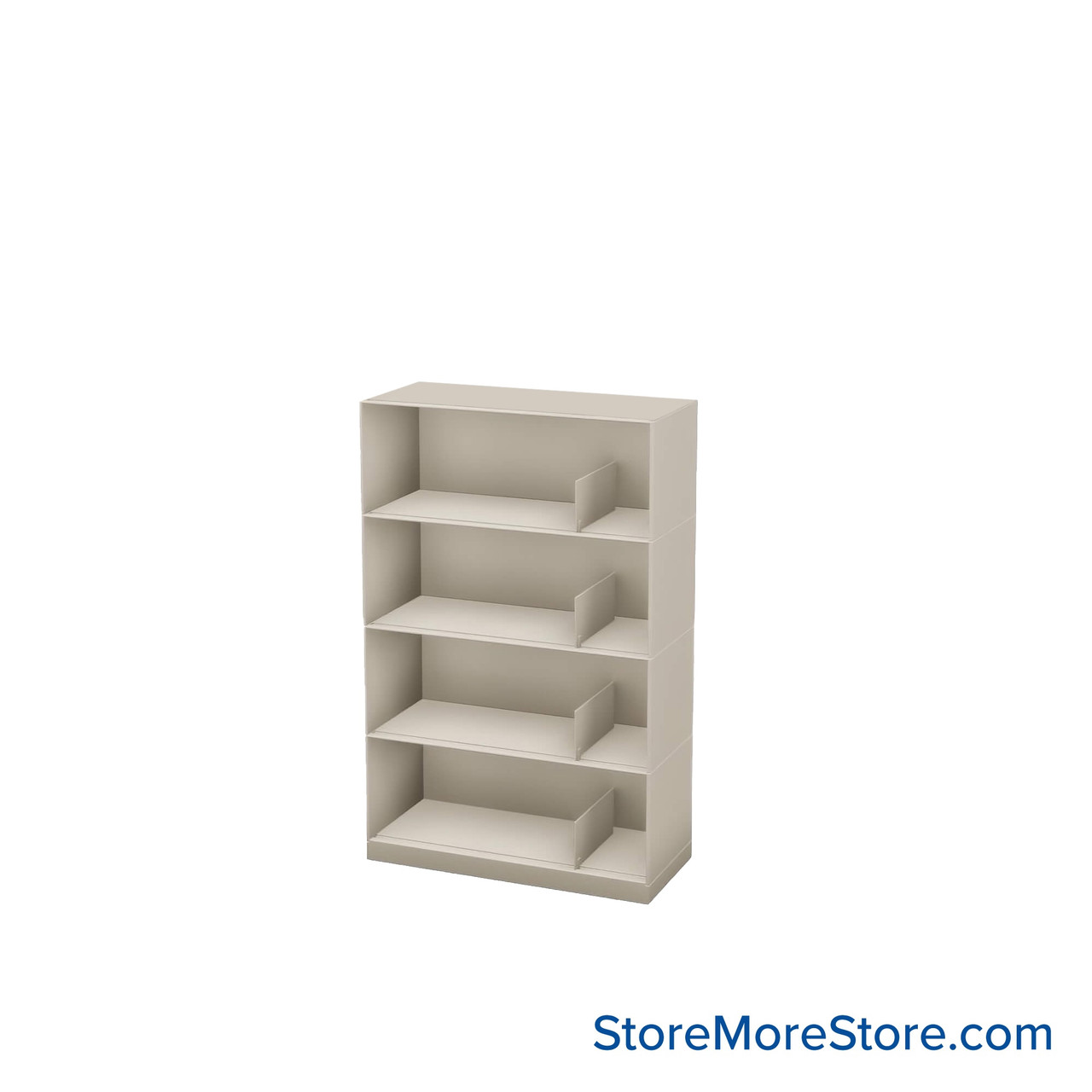 Binder Storage Shelves, 30" W x 54" H, 4 Levels