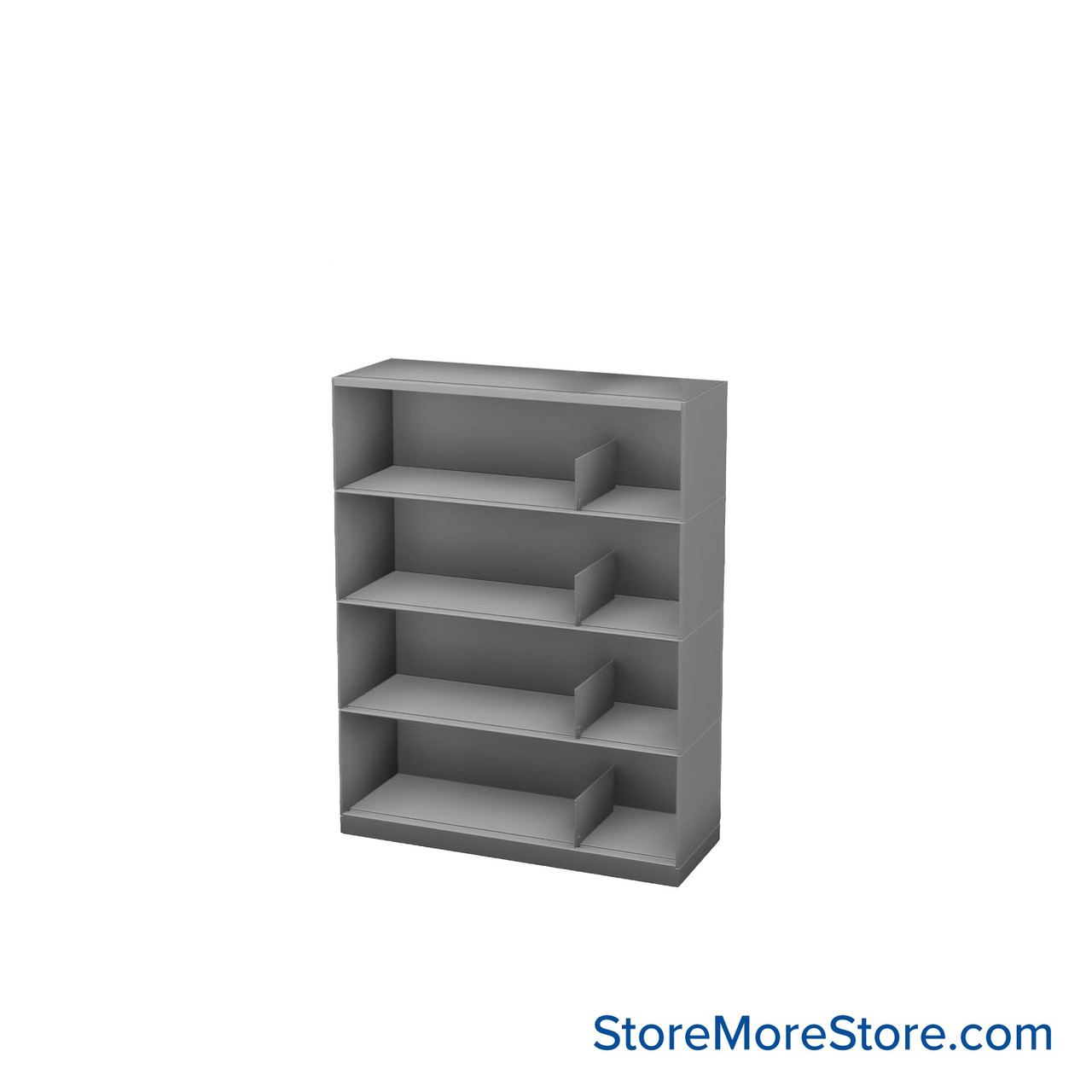Binder Storage Shelves, 36" W x 54" H, 4 Levels
