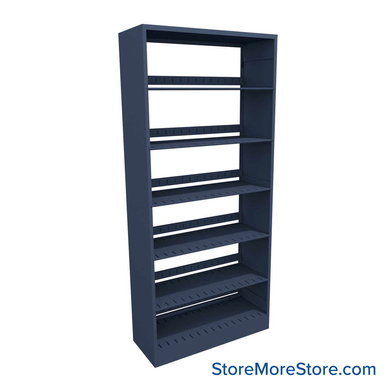 Letter-Size File Shelving, 30" W x 12" D x 64.25" H, Single-Sided Starter Unit