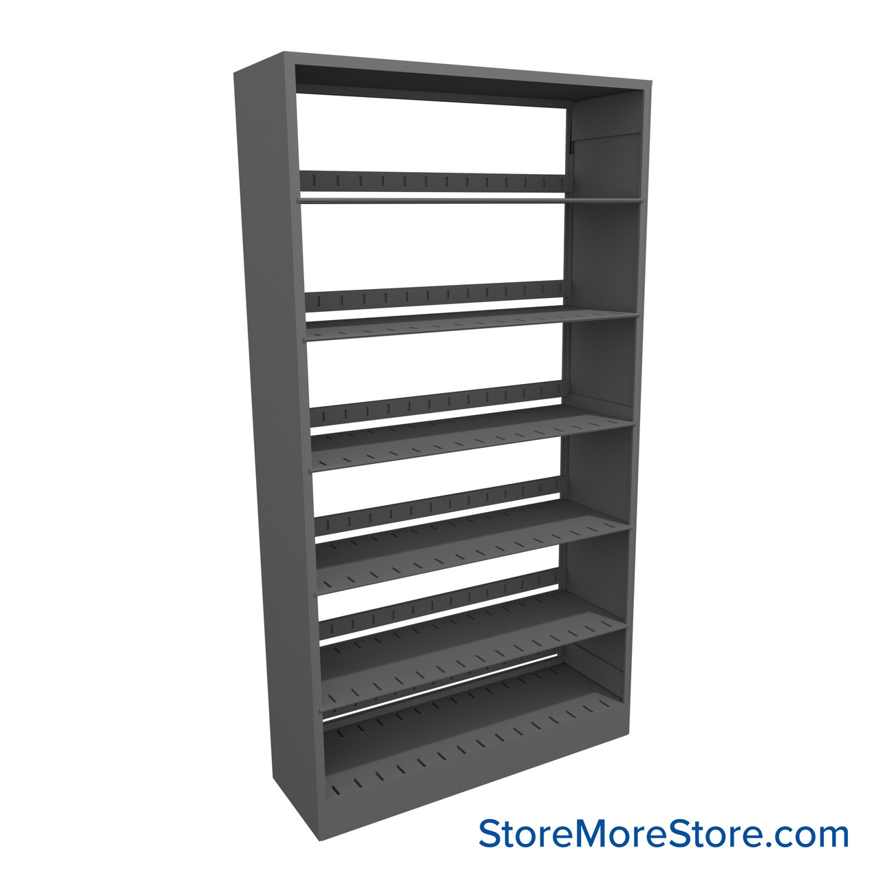Letter-Size File Shelving, 36" W x 12" D x 64.25" H, Single-Sided Starter Unit