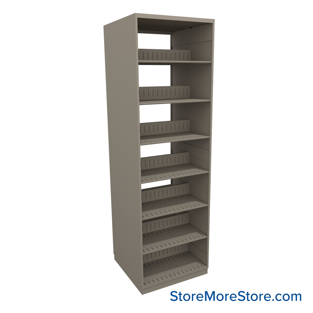 Letter-Size File Shelving, 24" W x 24" D x 76.25" H, Double-Sided Starter Unit