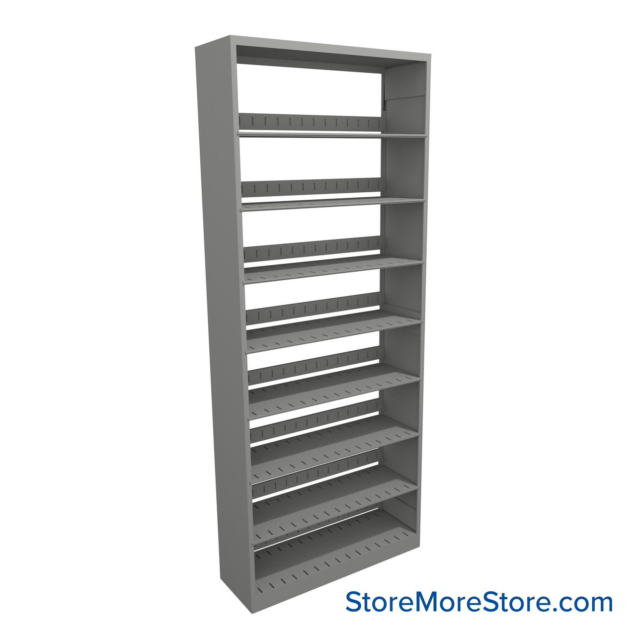 Letter-Size File Shelving, 36" W x 12" D x 88.25" H, Single-Sided Starter Unit