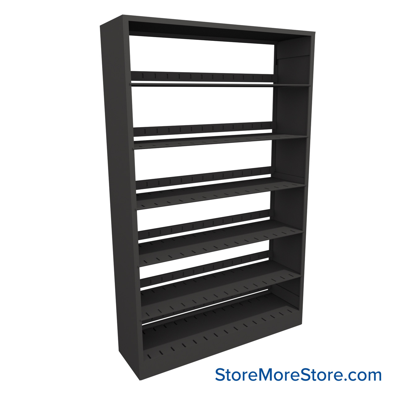 Letter-Size File Shelving, 42" W x 12" D x 64.25" H, Single-Sided Starter Unit