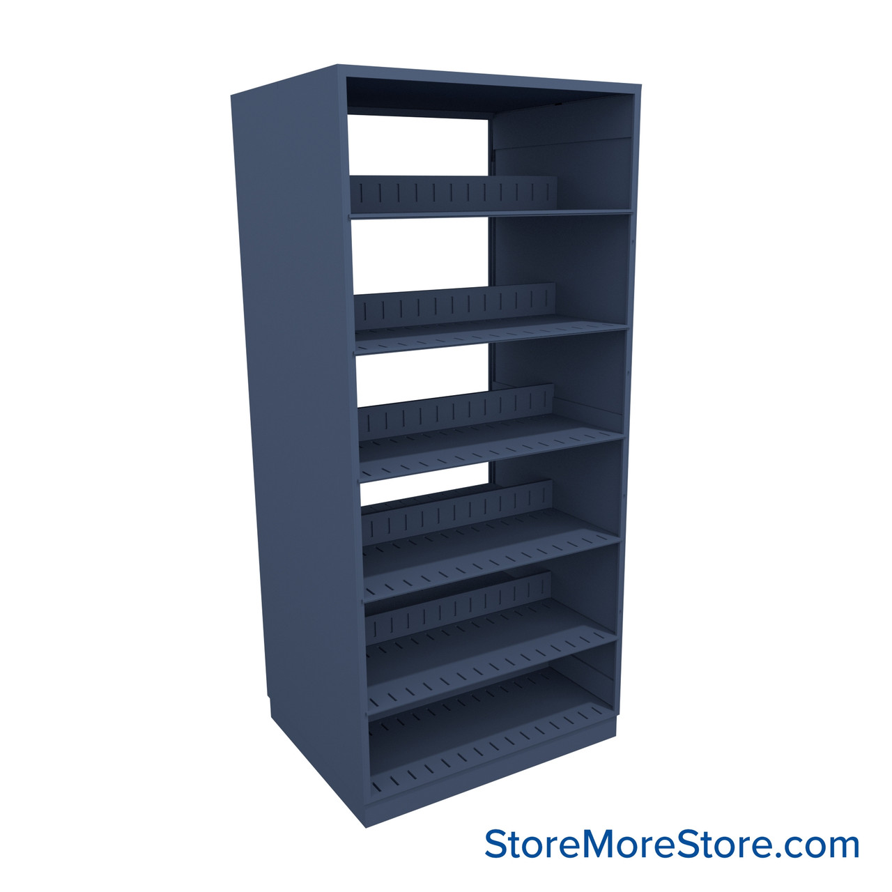 Letter-Size File Shelving, 30" W x 24" D x 64.25" H, Double-Sided Starter Unit