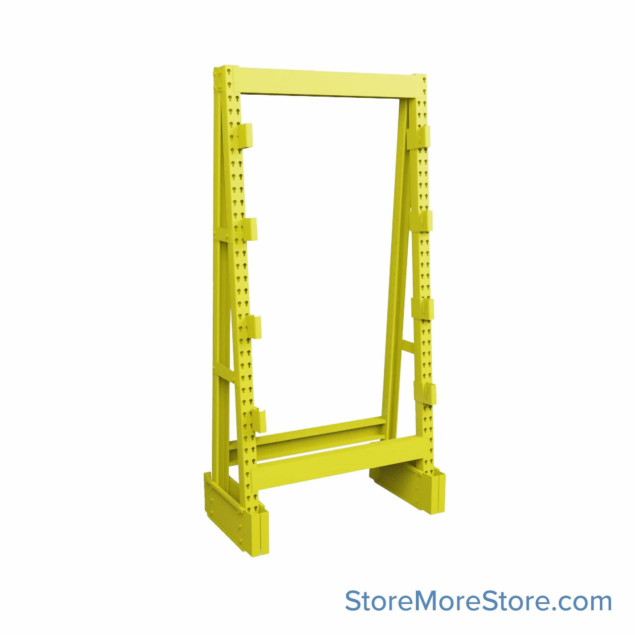 Wire Spool Rack, 48" W x 96" H, 4-Pair (Rods notcluded)