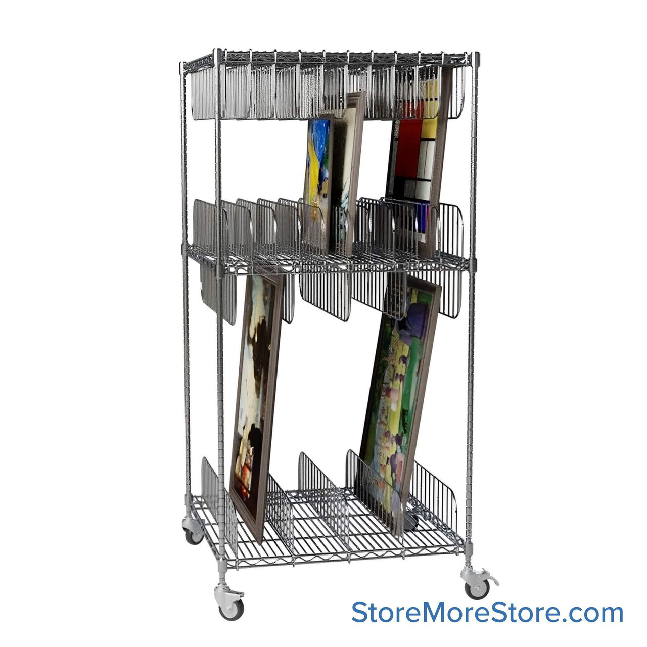 Art Cart on Wheels, 36" W x 36" D
