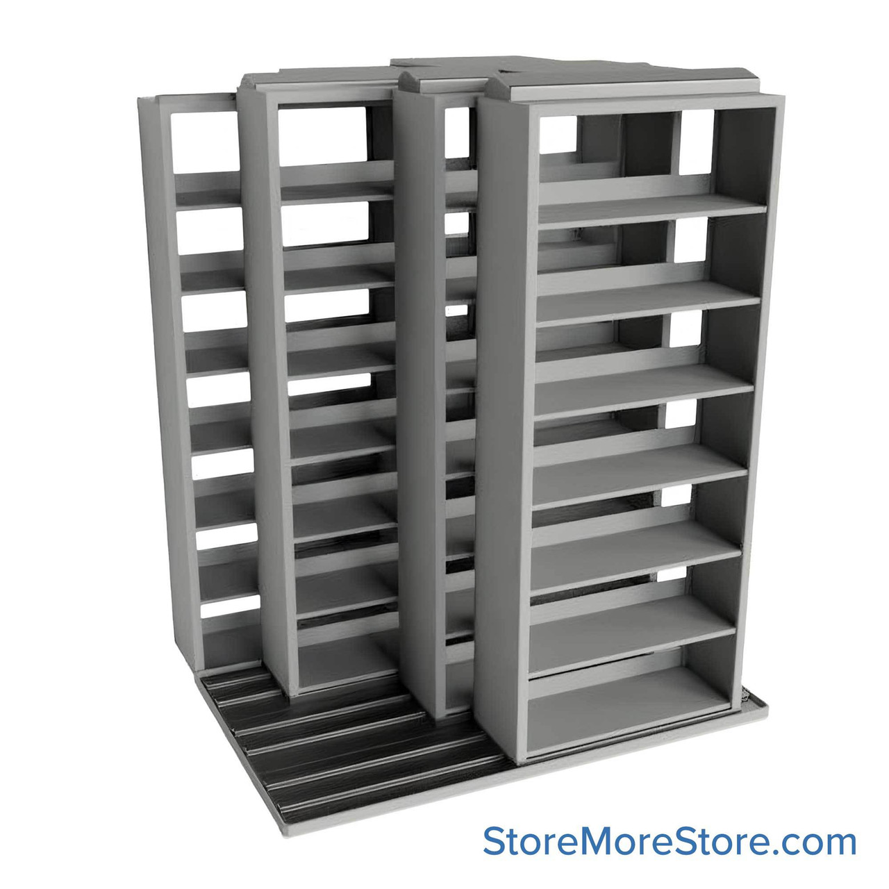 Legal Sliding File Shelves, 76" W x 66.5" D x 83.75" H
