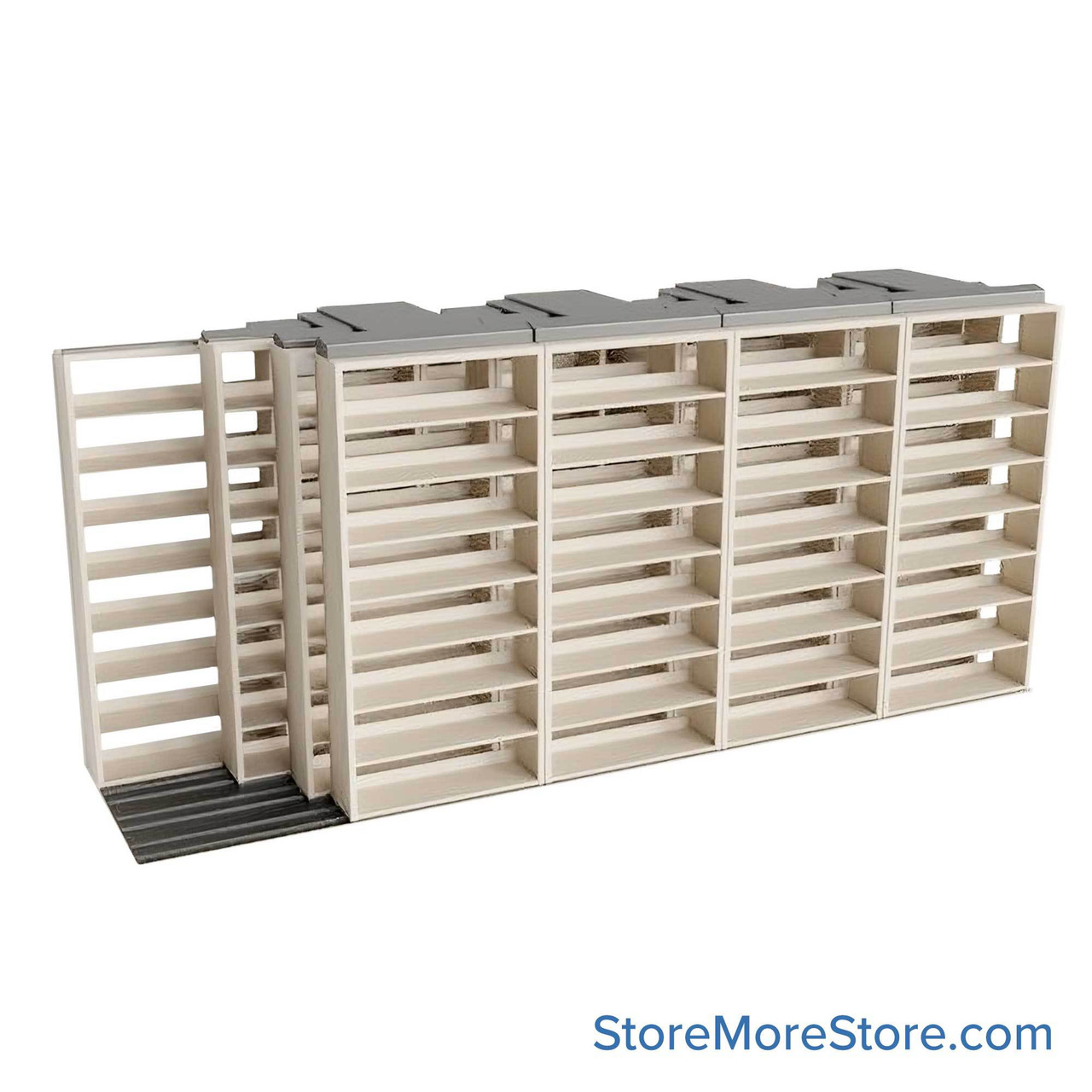 Legal Sliding File Shelves, 214" W x 66.5" D x 95.75" H