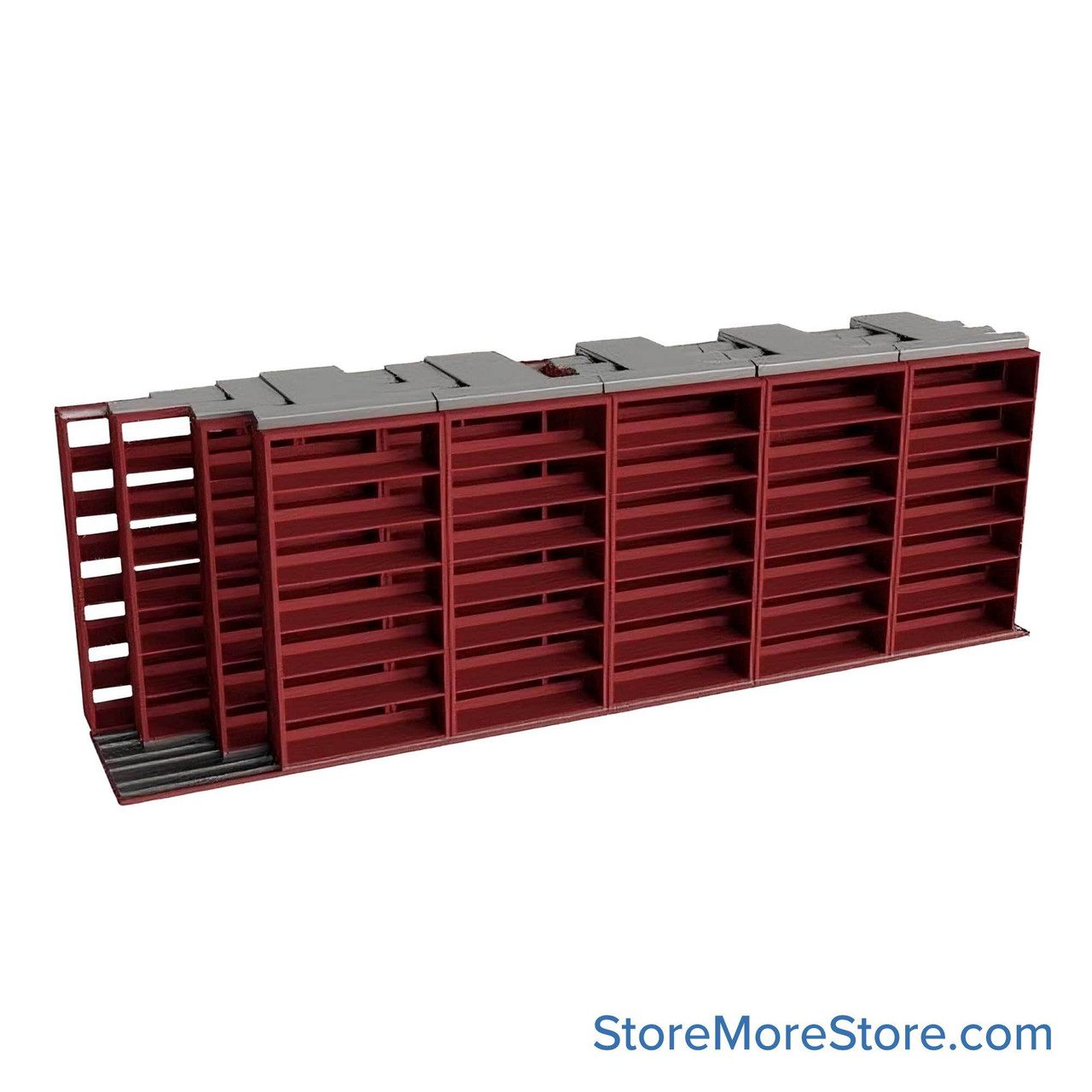 Sliding File Shelves, 260" W x 54.5" D x 83.75" H