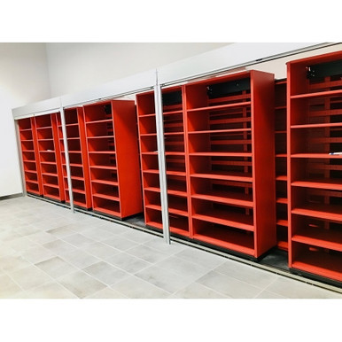 Sliding File Shelves 148''W x 55''D x 96''H- Q832LT-4P8
