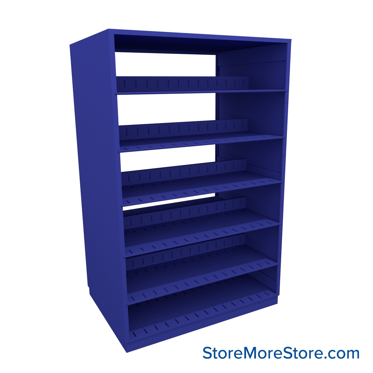 Legal File Shelving, 42" W x 30" D x 64.25" H, Double-Sided Starter Unit