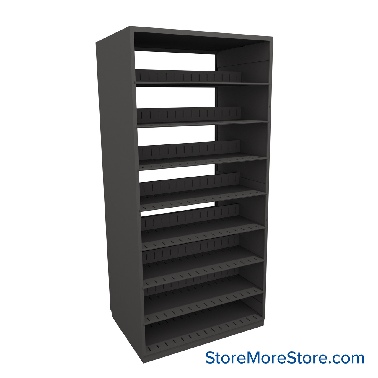 Legal File Shelving, 42" W x 30" D x 88.25" H, Double-Sided Starter Unit