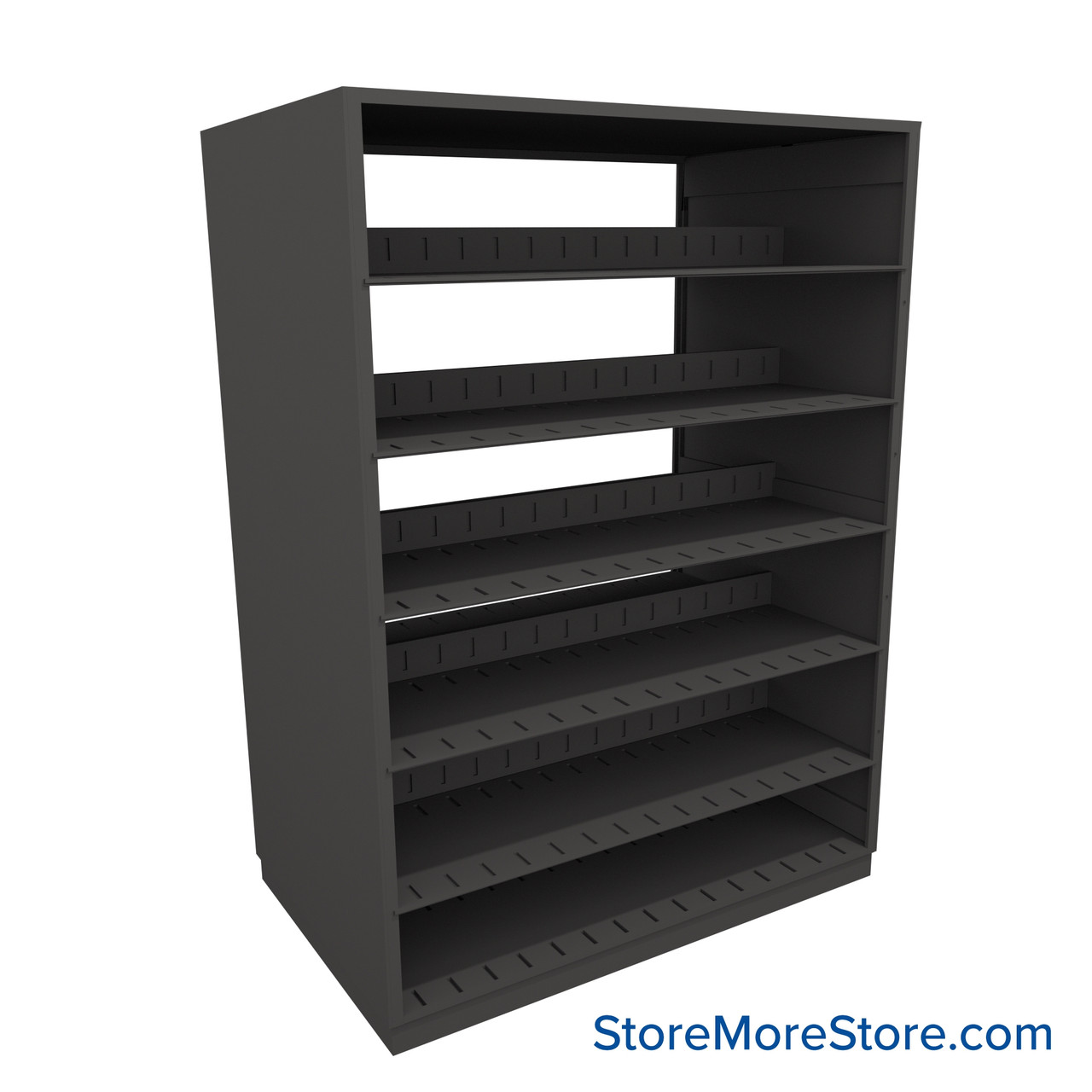 Legal File Shelving, 48" W x 30" D x 64.25" H, Double-Sided Starter Unit