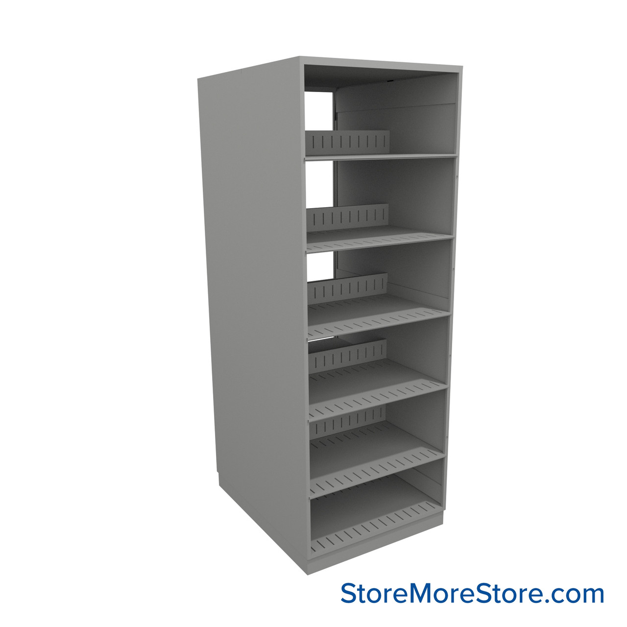 Legal File Shelving, 24" W x 30" D x 64.25" H, Double-Sided Starter Unit