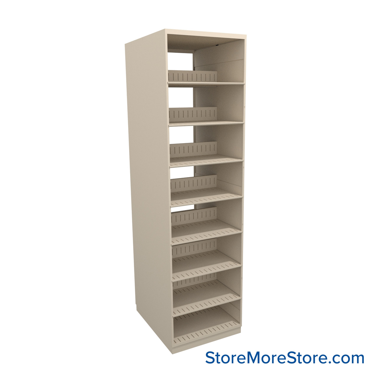 Legal File Shelving, 24" W x 30" D x 88.25" H, Double-Sided Starter Unit