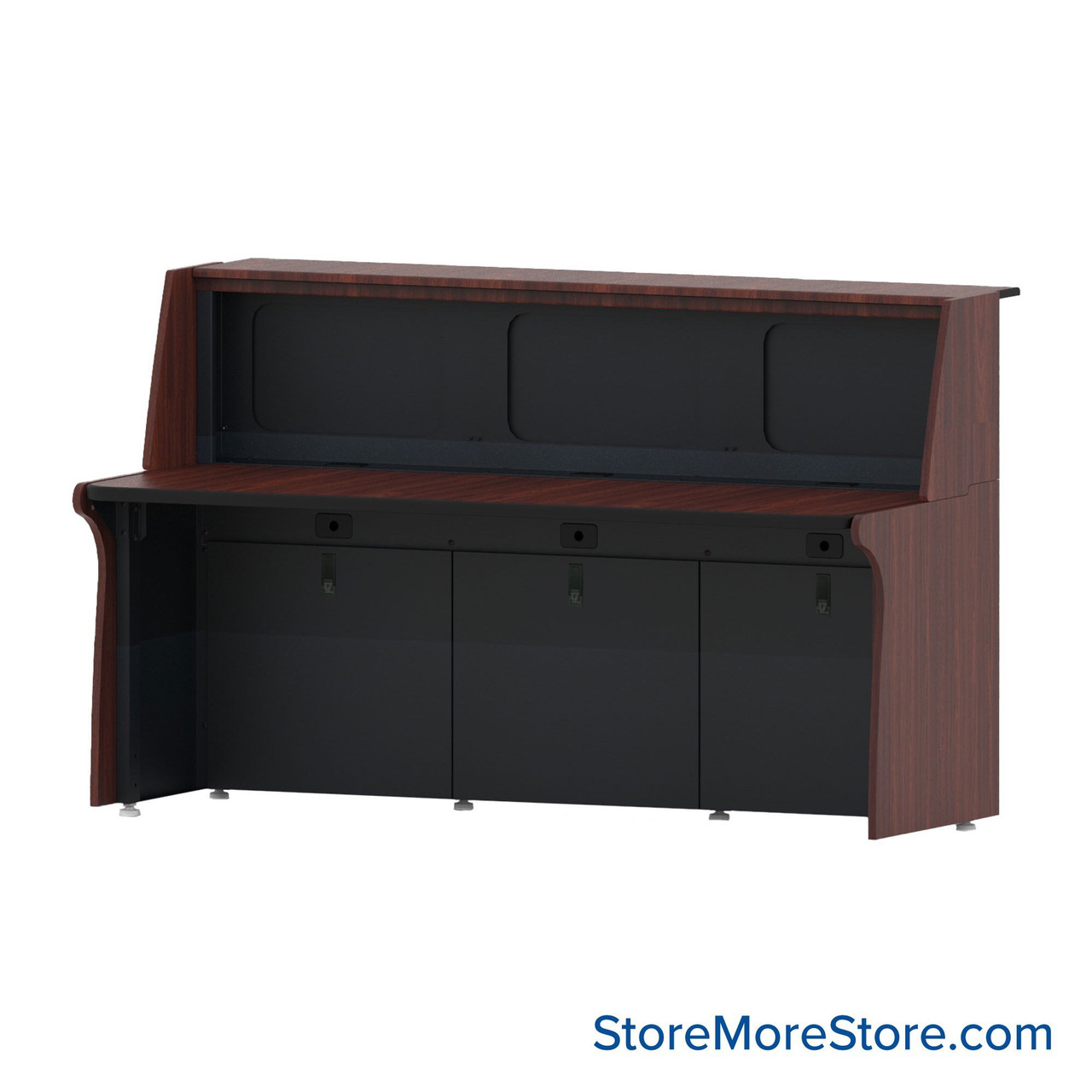 Lobby Security Desk, 73.5" Wide, No Return Return Position