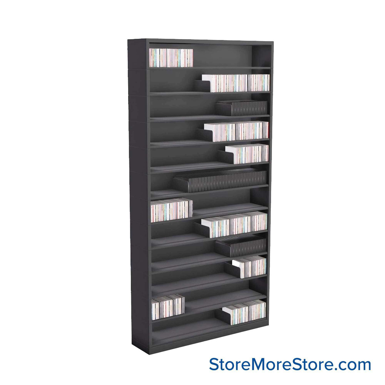 Media Shelving, 42" W x 84" H