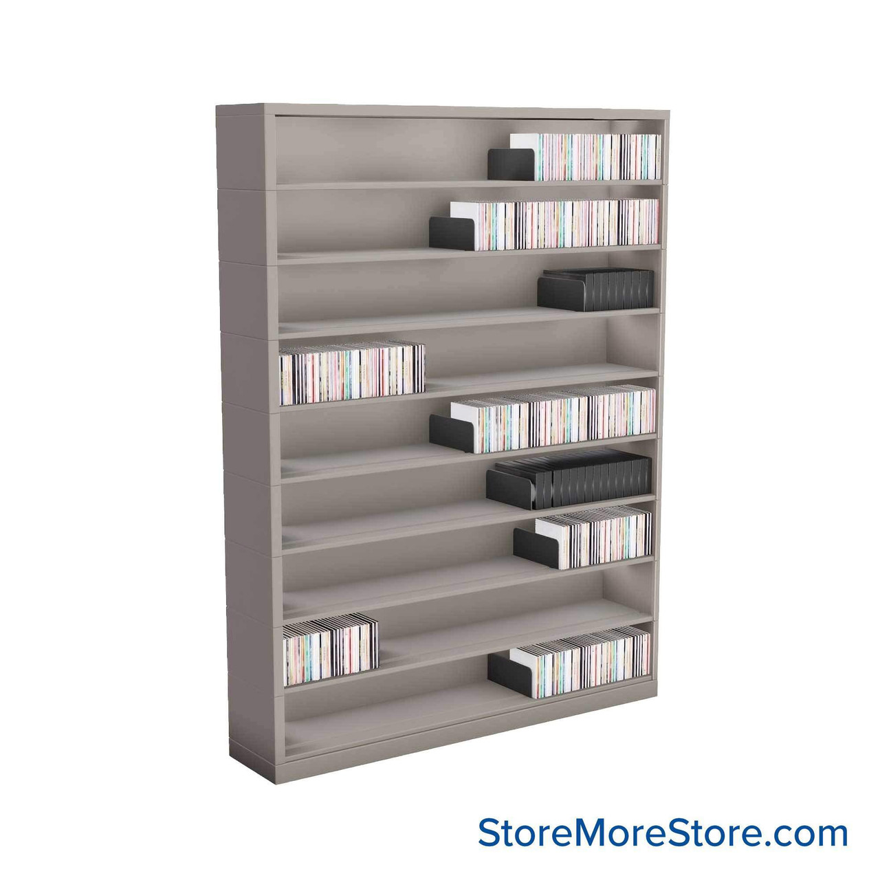 Media Shelving, 48" W x 63.75" H