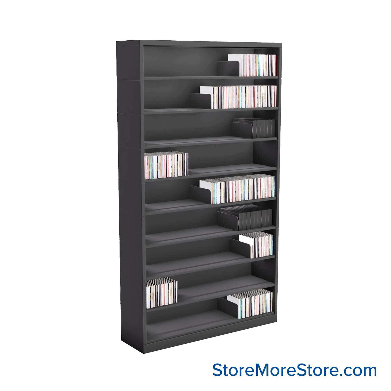 Media Shelving, 36" W x 63.75" H