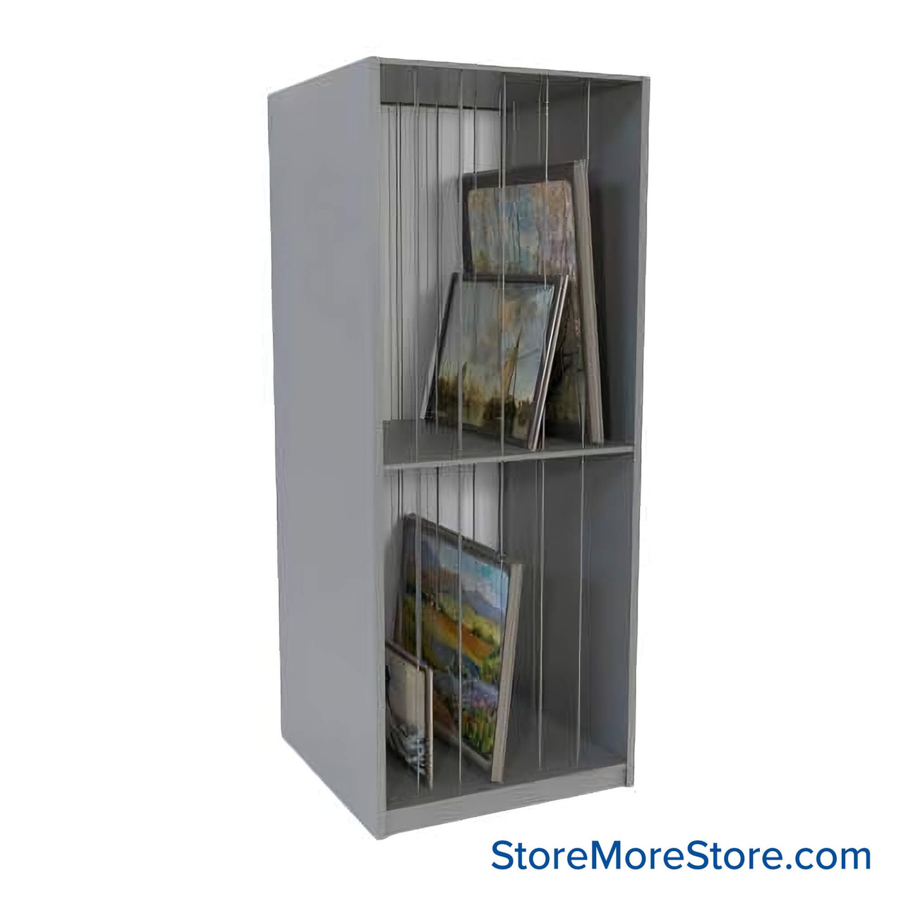 Artwork Storage Shelves, 36" W x 36" D x 88" H