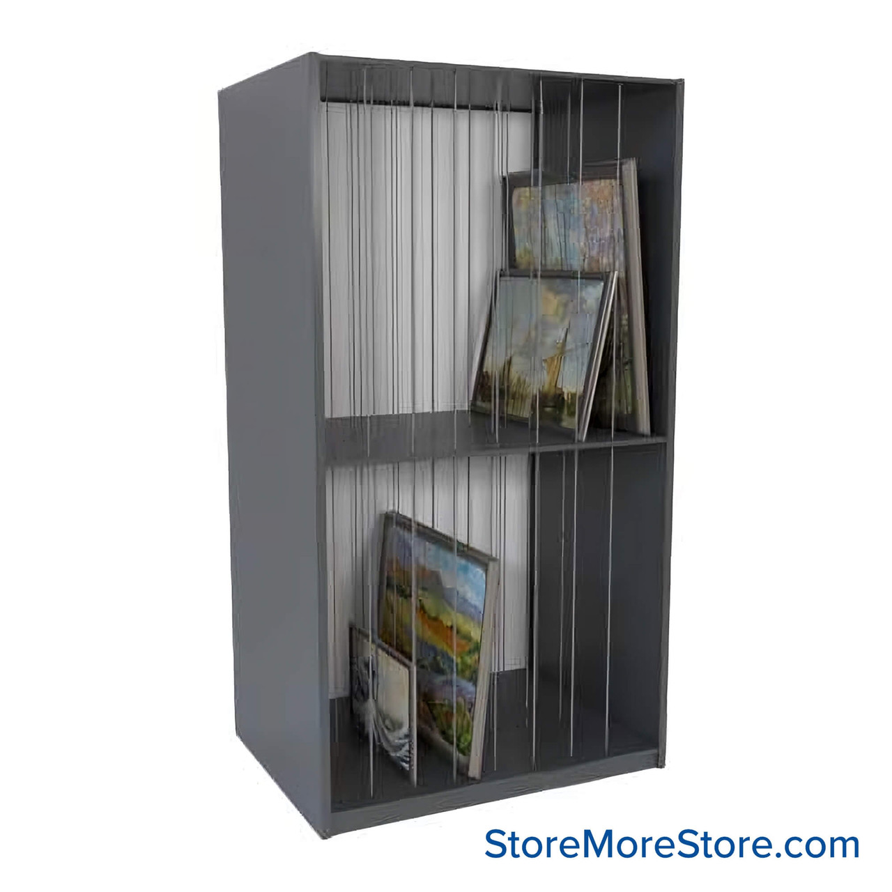 Artwork Storage Shelves, 48" W x 24" D x 97" H