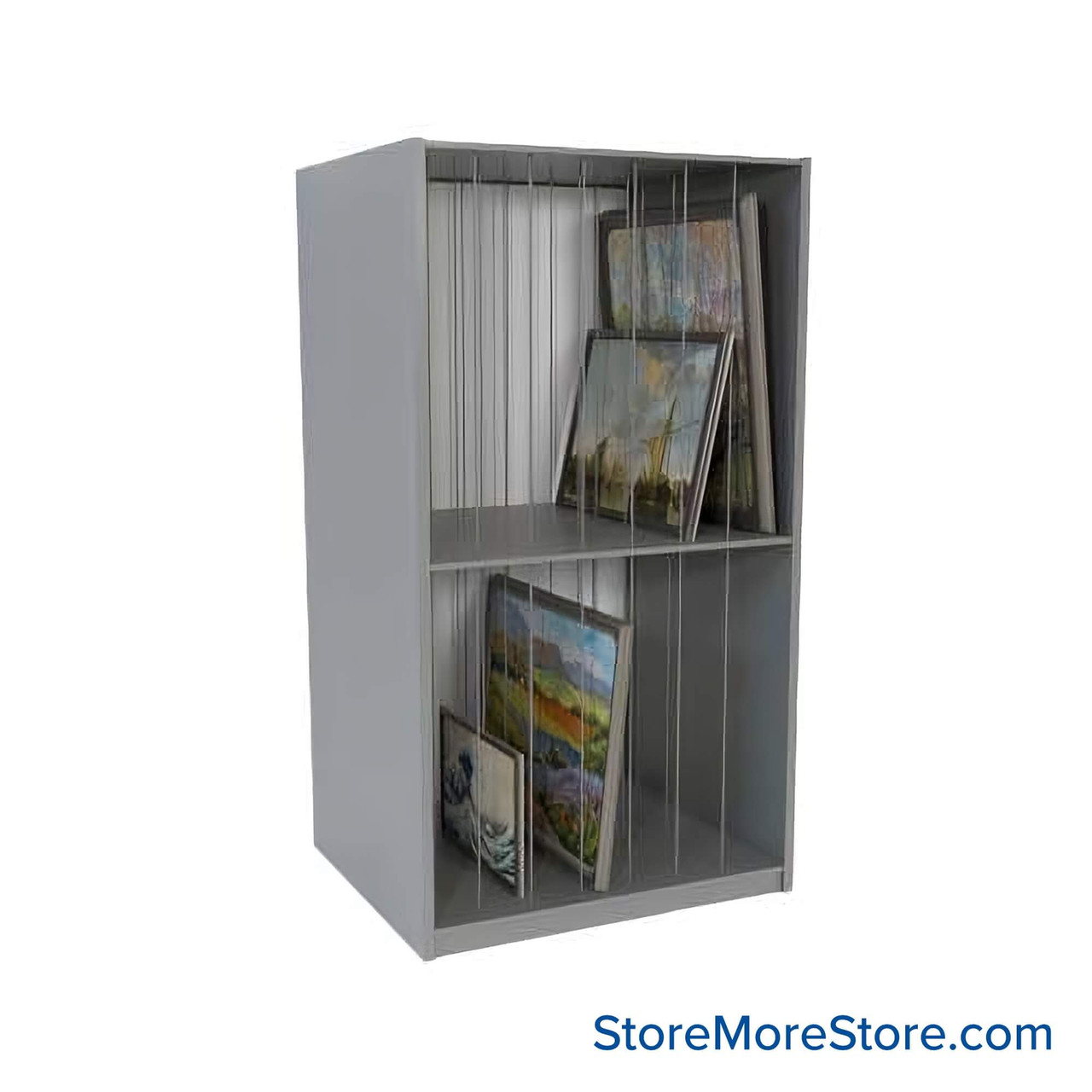 Artwork Storage Shelves, 42" W x 24" D x 76" H