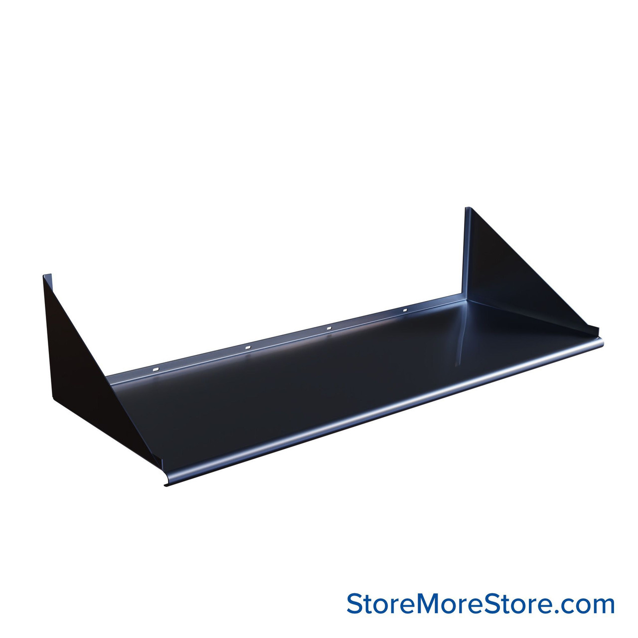 Stainless Steel Wall Shelves, 48" W x 18" D