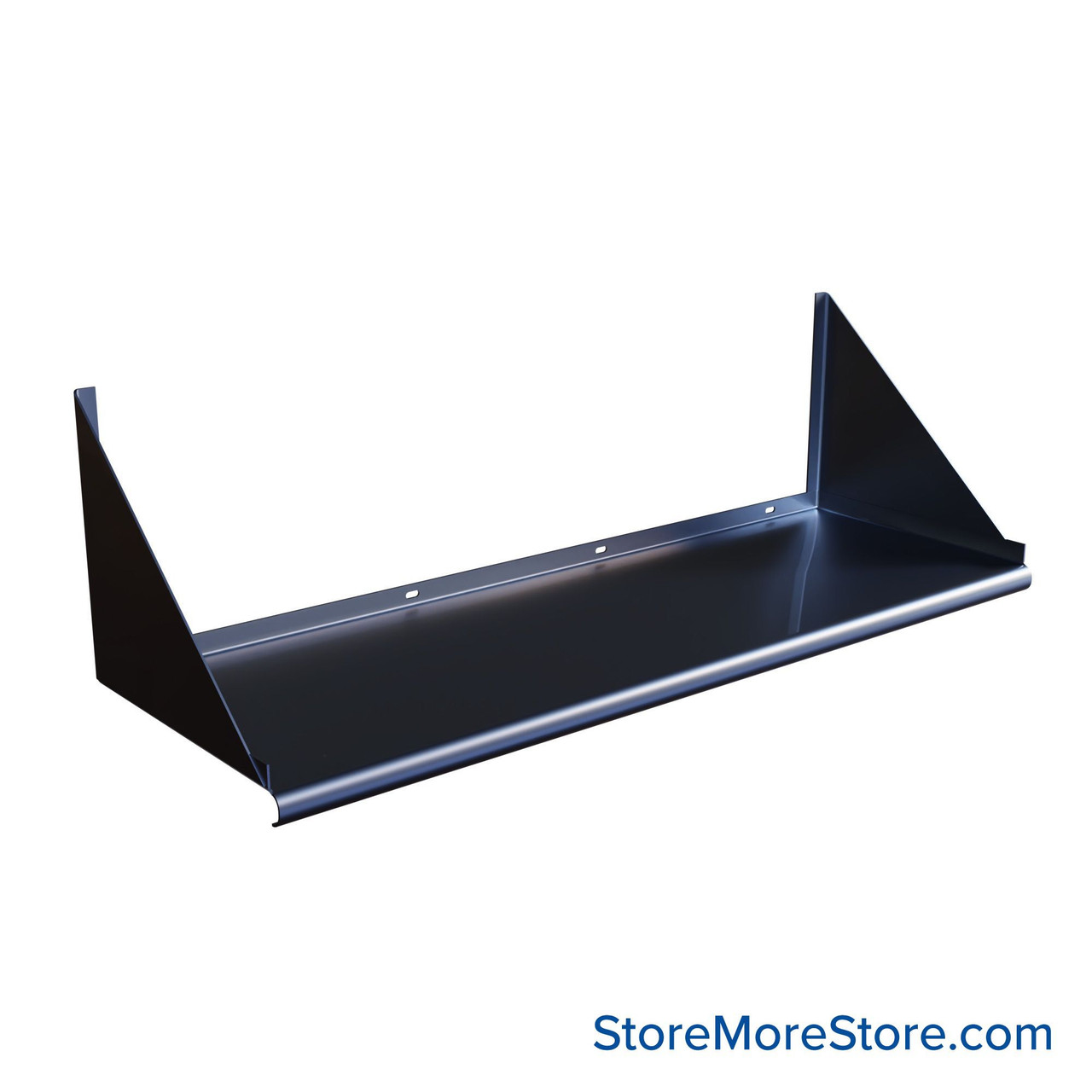 Stainless Steel Wall Shelves, 36" W x 12" D