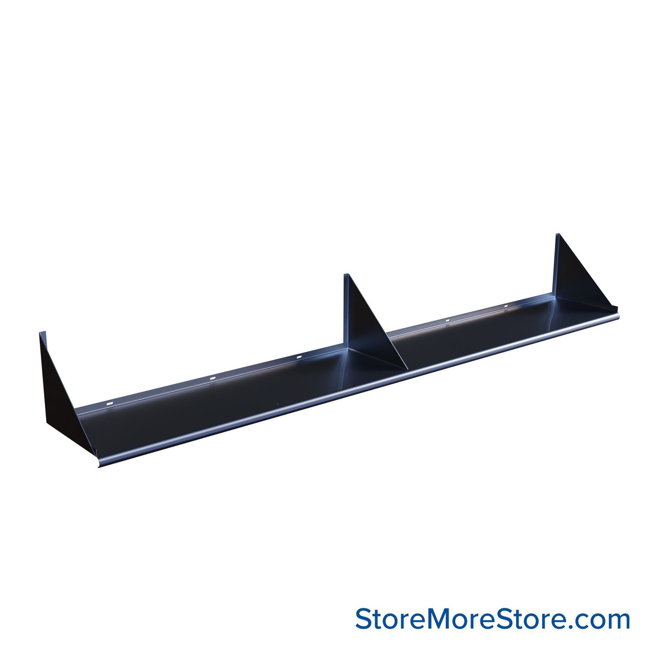 Stainless Steel Wall Shelves, 84" W x 12" D