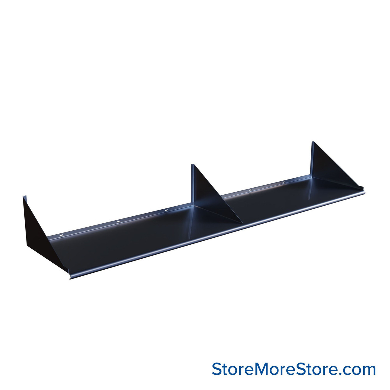 Stainless Steel Wall Shelves, 84" W x 18" D