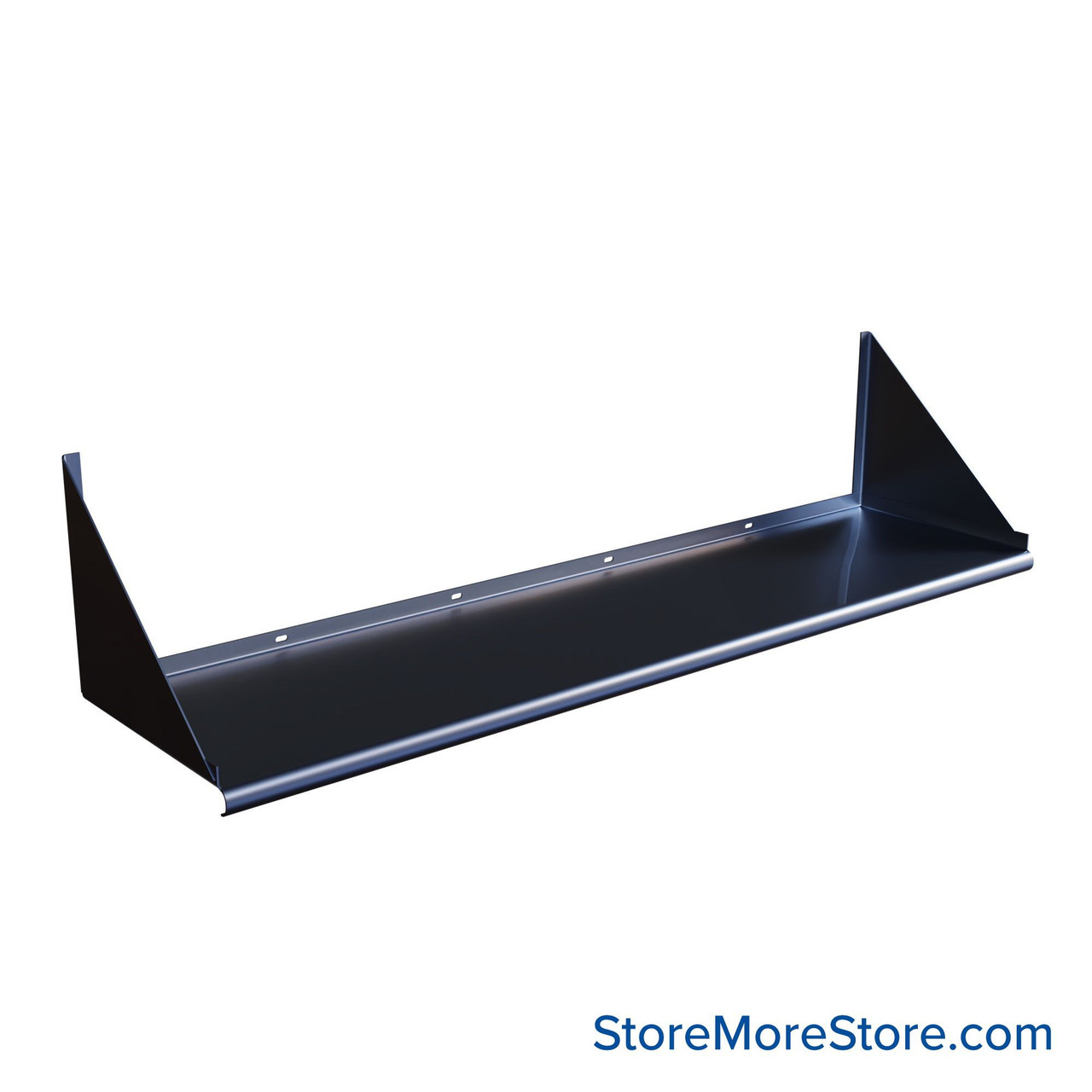 Stainless Steel Wall Shelves, 48" W x 12" D