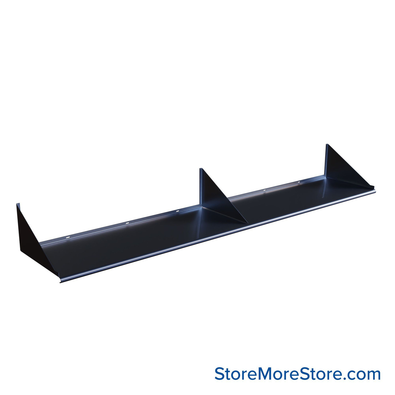 Stainless Steel Wall Shelves, 96" W x 18" D