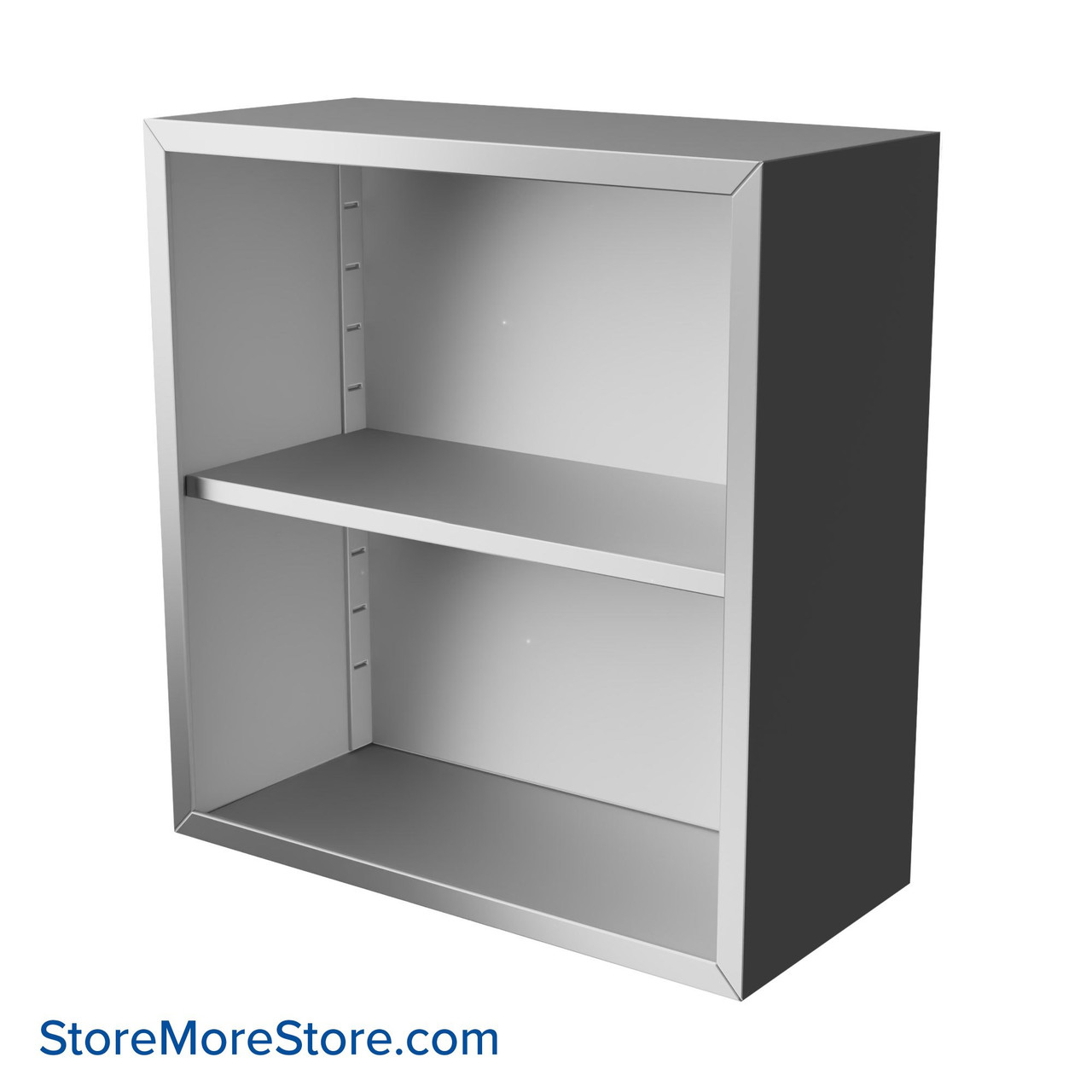 Wall Mount Stainless Steel Shelves, 30" W