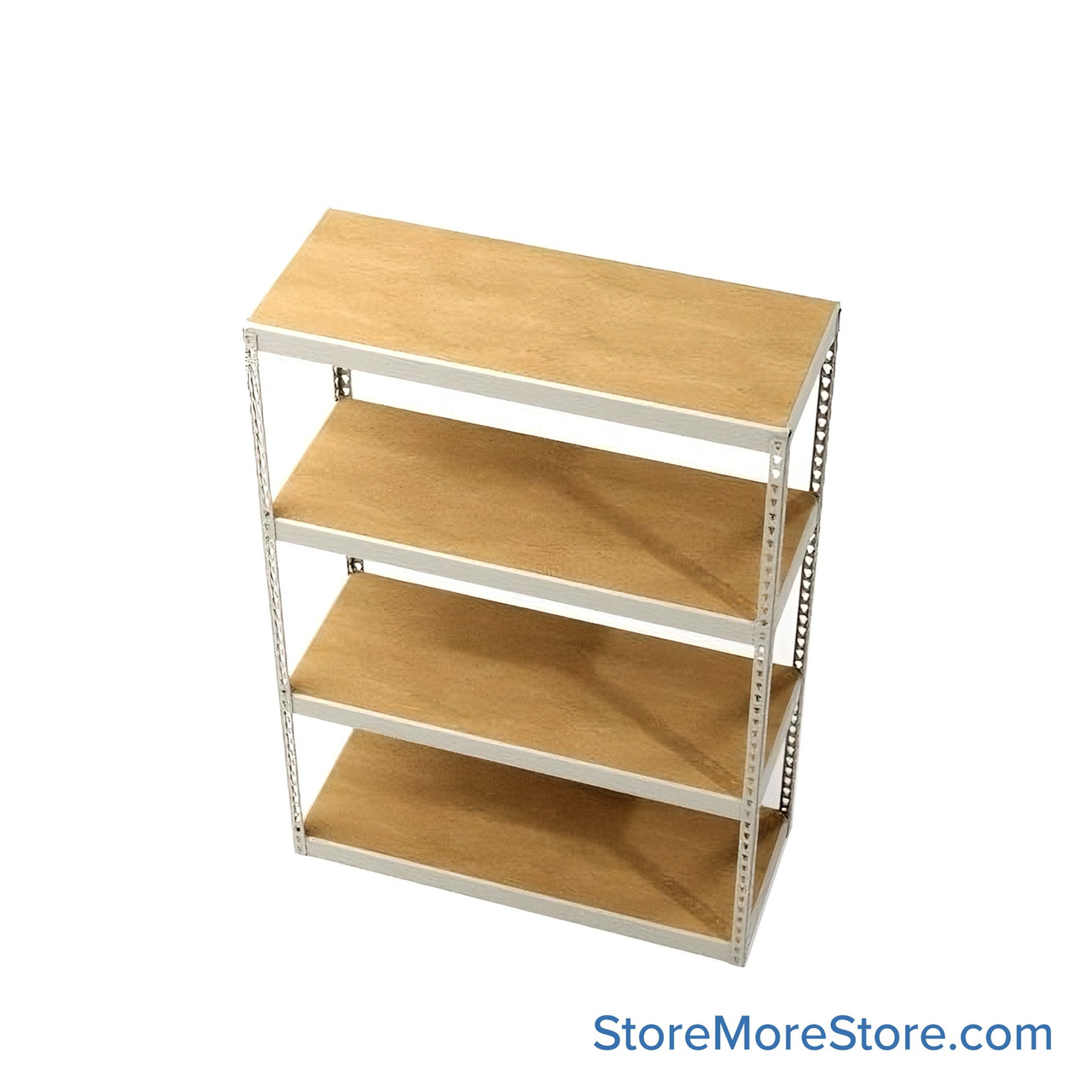 Bulk Storage Racks, 60" W x 30" D x 84" H, Channel Beam, Particle Board Decking