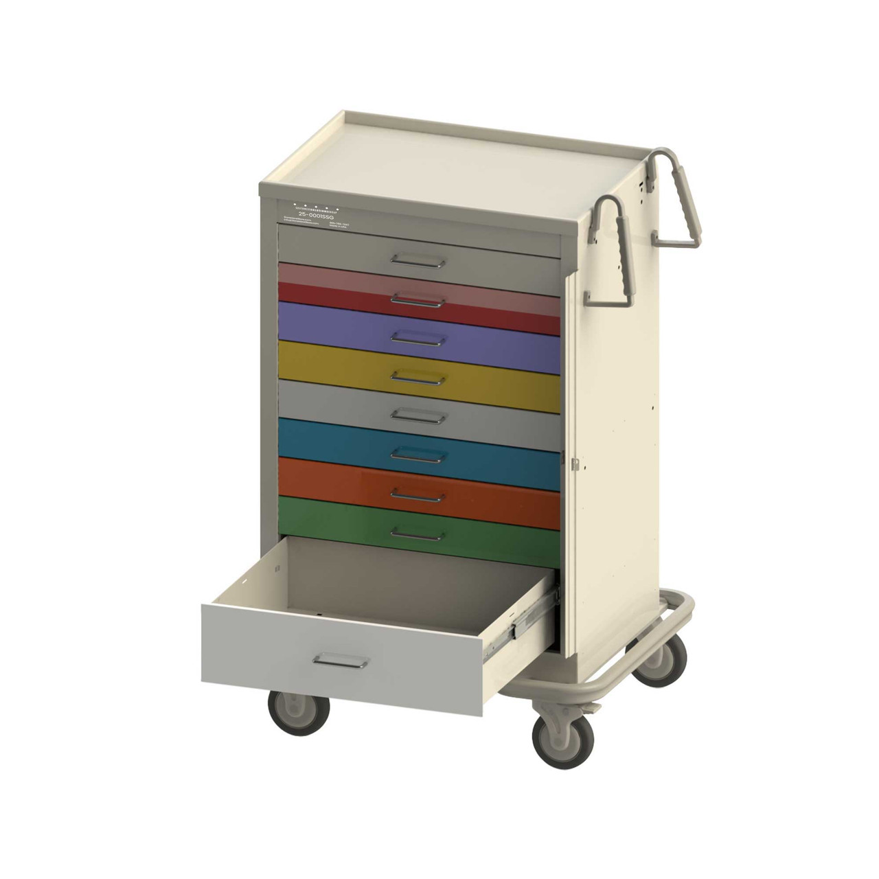 Pediatric Crash Carts, Breakaway, Steel