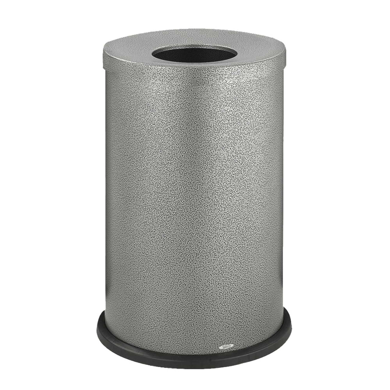 Black Speckle Open Top Trash Can 35 Gallon