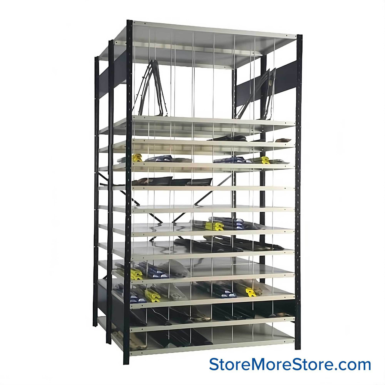 Automotive Molding Storage Rack, 48" W x 75" H