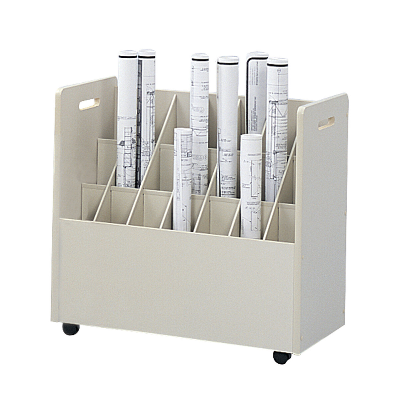 Mobile Plan Drawing Organizer, 21 Compartments