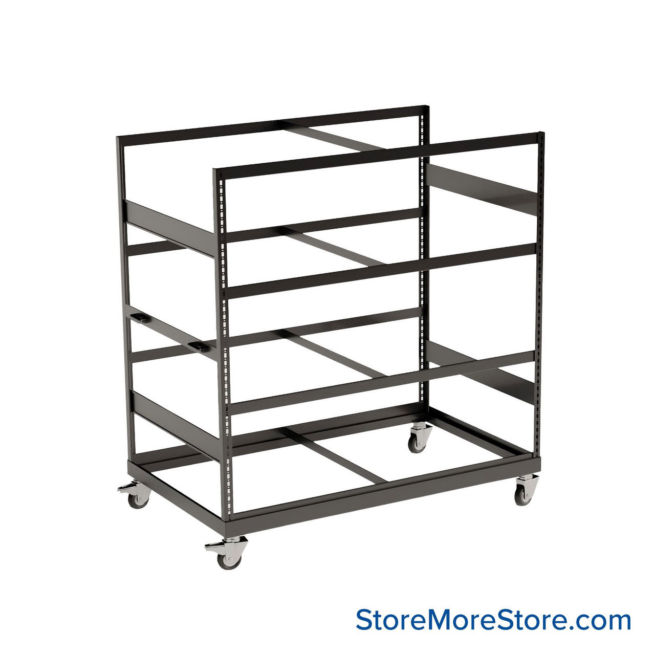 Heavy Duty Shelving on Wheels, 60" W x 30" D x 80.25" H