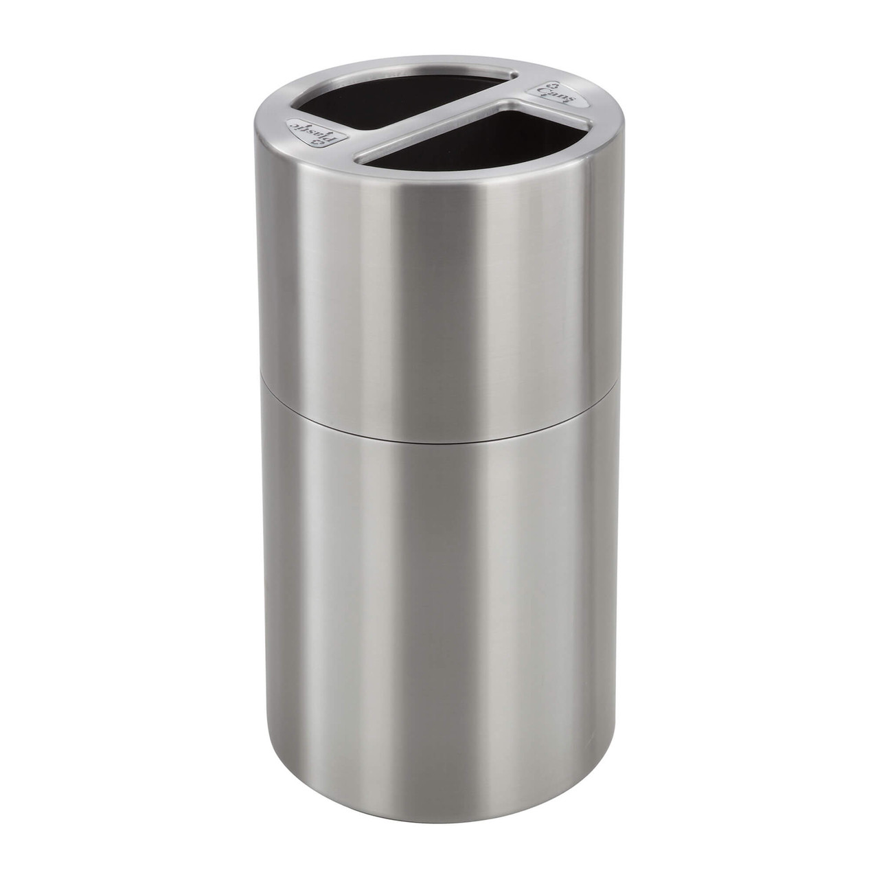 Dual Bin Recycling and Trash Can