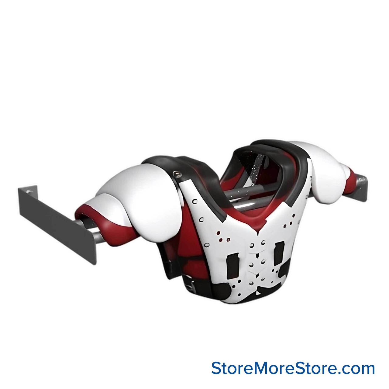 Shoulder Pad Rack, 30" W x 17" D x 2" H, No Helmet/Stacking Support