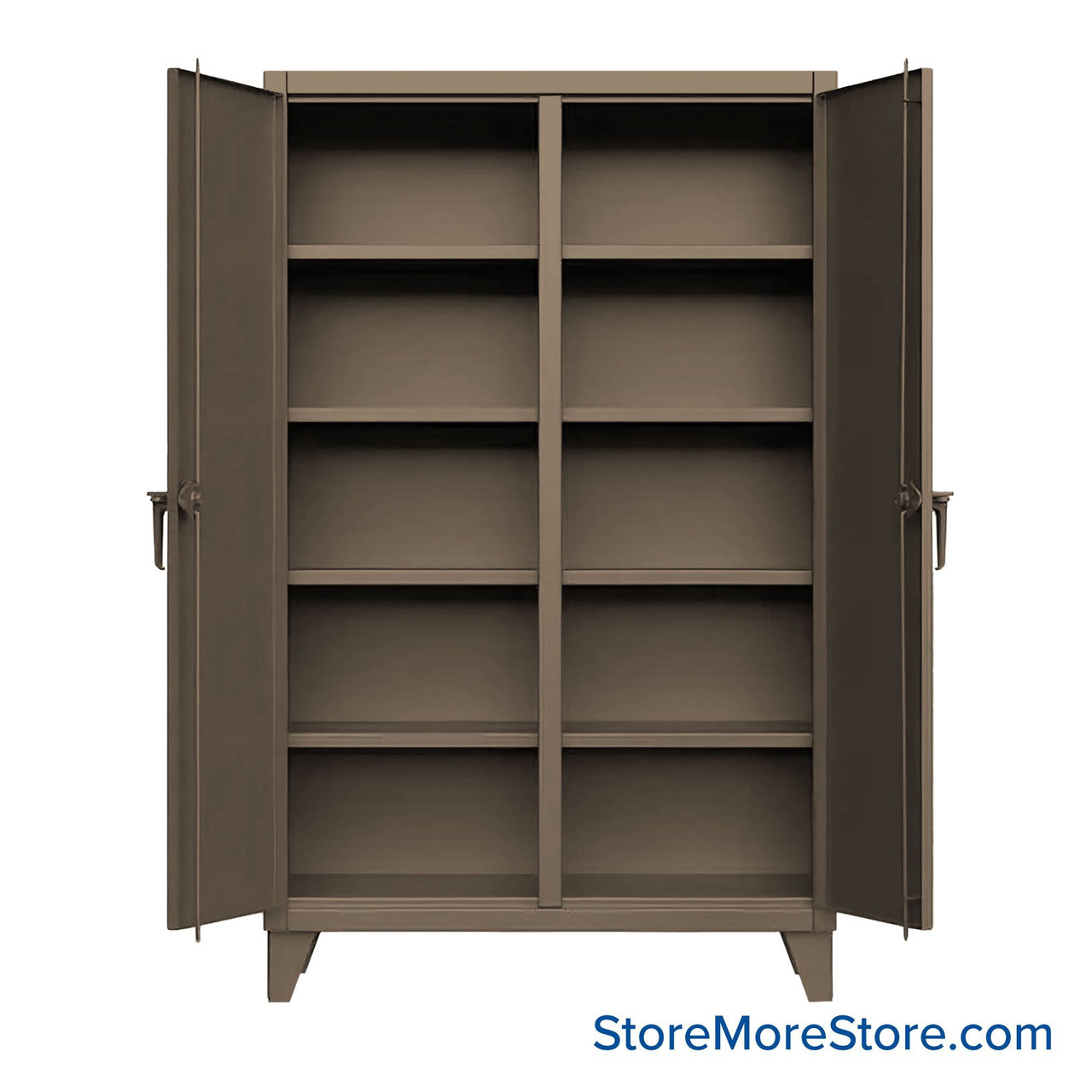 Industrial Cabinet, 72" W x 78" H, Exteme Duty 12-Gauge Steel, No Drawers, Professional Digital Lock