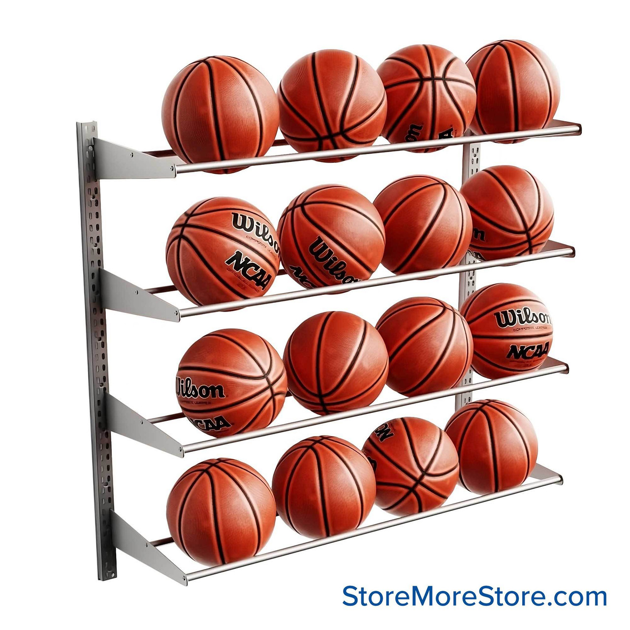 Basketball Storage Rack, 42" W x 42" H