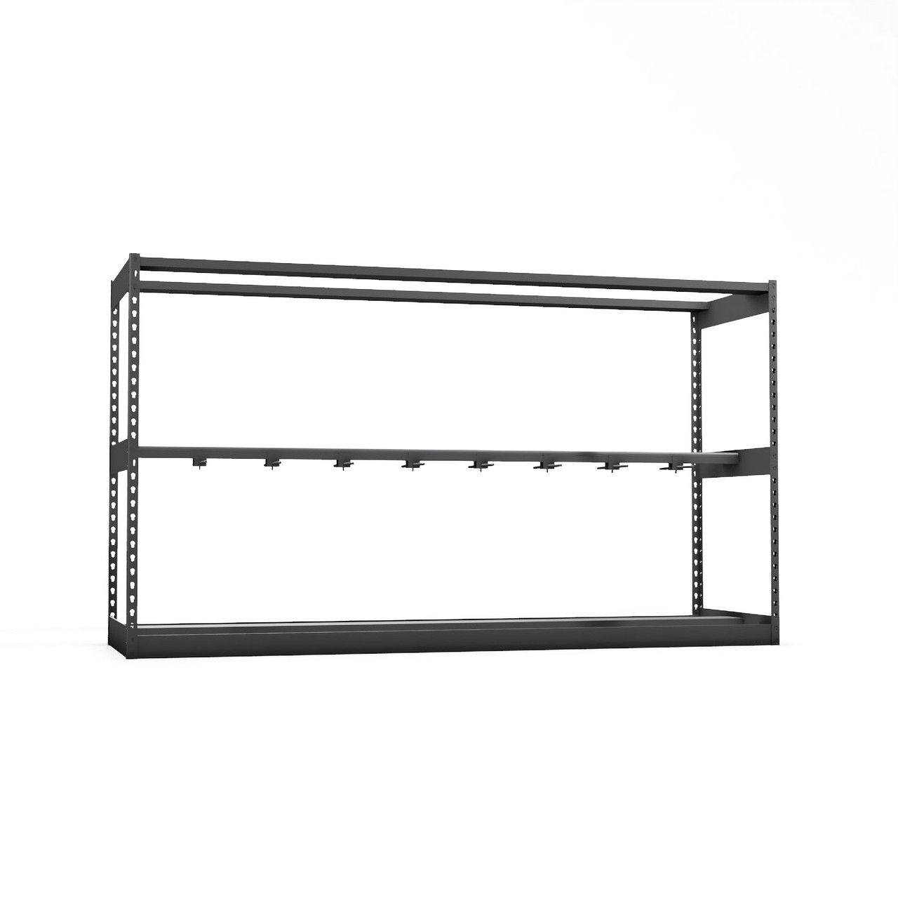 Golf Club Bag Storage, 100" W x 30" D x 57" H, 18 Standard or 14 Pro Bags